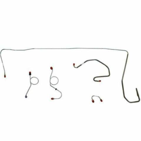 1970-71 Dodge Challenger Front Brake Line Kit Manual Disc Brakes - EKT7009SS