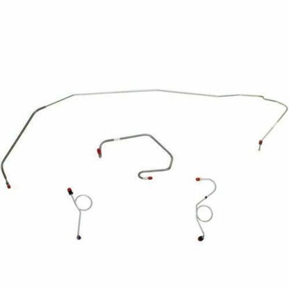1971-73 Dodge Challenger Front Brake Line Kit Standard Drum Brakes - EKT7101SS - Front Lines Car Part People