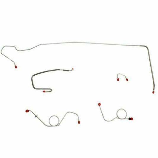 1971 Dodge Challenger Front Brake Line Kit Power Disc Brakes EKT7103OM - Front Lines Car Part People