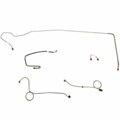 1971 Dodge Challenger Front Brake Line Kit Power Disc Brakes EKT7105OM - Front Lines Car Part People