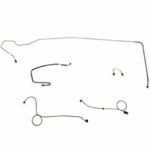 1971 Dodge Challenger Front Brake Line Kit Power Disc Brakes EKT7105OM