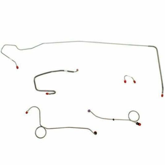 1971 Dodge Challenger Front Brake Line Kit Power Disc Brakes - EKT7105SS - Front Lines Car Part People
