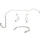 1972-73 Dodge Challenger Front Brake Line Kit Power Disc Brakes - EKT7203OM