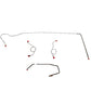 1972-73 Dodge Challenger Front Brake Line Kit Power Disc Brakes EKT7205OM