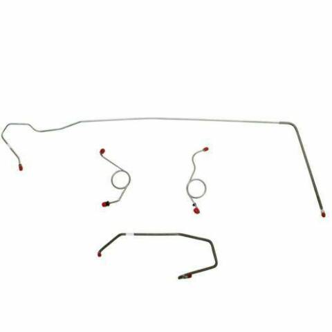 1972-73 Dodge Challenger Front Brake Line Kit Power Disc Brakes - EKT7205SS