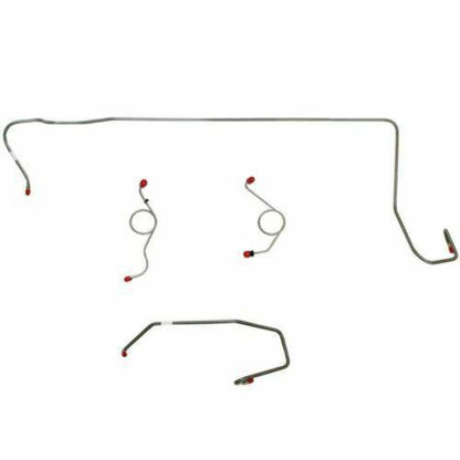1974 Dodge Challenger Front Brake Line Kit Power Disc Brakes EKT7403OM - Front Lines Car Part People
