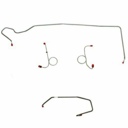 1974 Dodge Challenger Front Brake Line Kit Manual Disc Brakes - EKT7404OM - Front Lines Car Part People