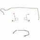 1974 Dodge Challenger Front Brake Line Kit Manual Disc Brakes - EKT7404SS