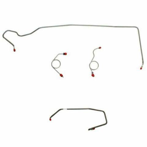 1974 Dodge Challenger Front Brake Line Kit Power Disc Brakes - EKT7405OM