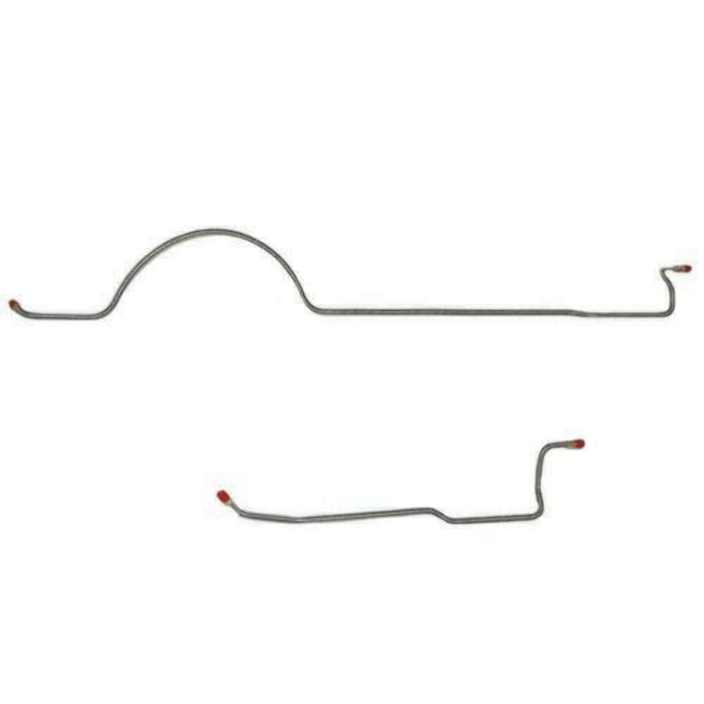 1974 Dodge Challenger Front Brake Line with 8-3/4 Inch Axle - ERA7401SS - Rear Lines Car Part People