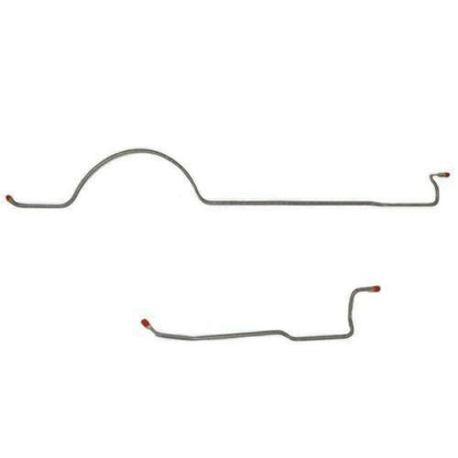 1974 Dodge Challenger Front Brake Line with 8-3/4 Inch Axle - ERA7401SS - Rear Lines Car Part People