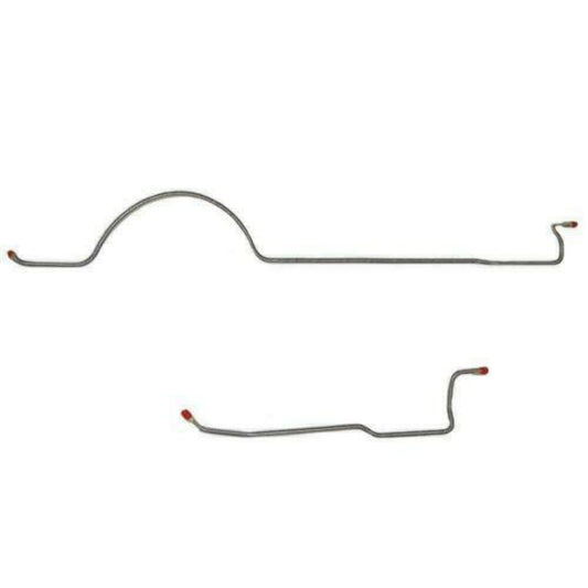 1974 Dodge Challenger Front Brake Line with 8-3/4 Inch Axle - ERA7401SS - Rear Lines Car Part People