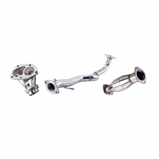 2002-2007 Mitsubishi Lancer Evo 7,8,9 3 SS Dump Pipe High Flow Cat-ES-EV8-KITB