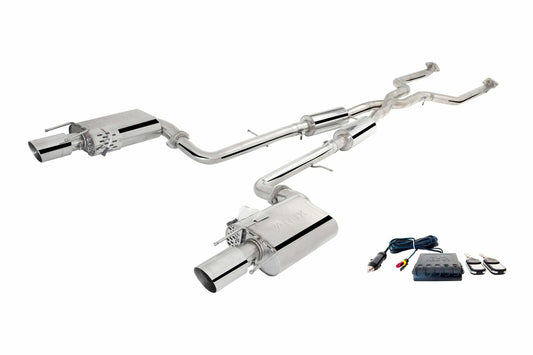 XFORCE ES-LIS351-VMK-CBS for Lexus IS 250 6cyl 2013 Cat-Back w/ Varex Mufflers