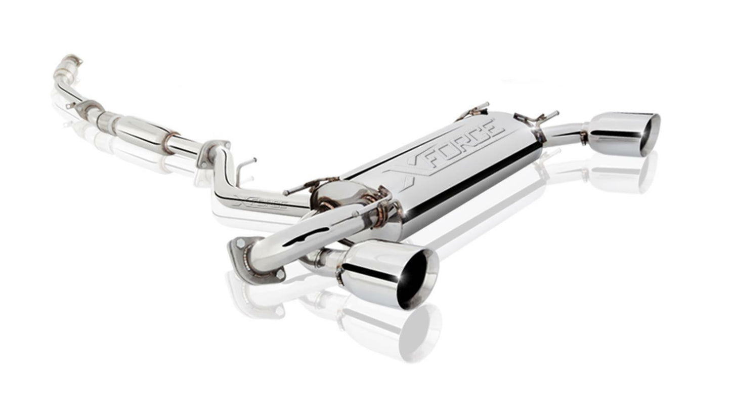 XFORCE ES-T86-02-CBS for Subaru BRZ , Scion/Toyota GT86 2013+ 3 SS HighFlow Cat-Back