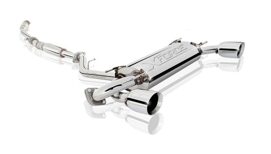 XFORCE ES-T86-02-CBS for Subaru BRZ , Scion/Toyota GT86 2013+ 3 SS HighFlow Cat-Back