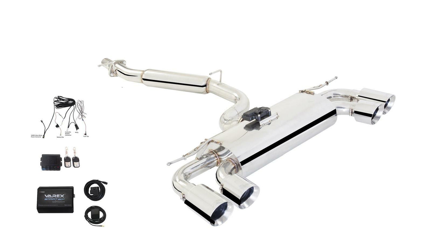 XFORCE Exhaust ES-VW09-VMKSB-CBS Varex 304 SS Cat-Back Exhaust w/Quad Rear Exit