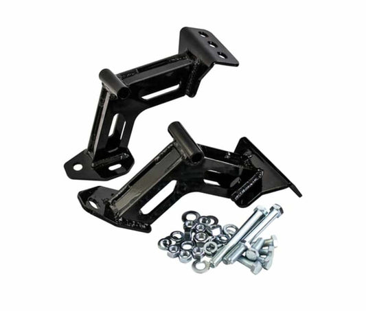 Fits 1963-67 C10 Panel Engine Mount Conversion Kit-Small Block-Black ESM6366