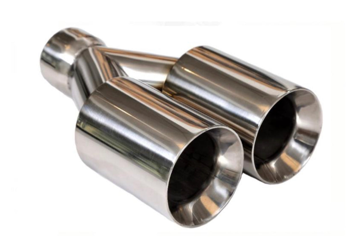 Dual Round Double Wall Straight Cut Tip Stainless Steel-ET-0251