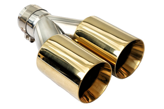 Dual Round Double Wall Straight Cut Tip Powered Coat Miami Gold-ET-0251MG