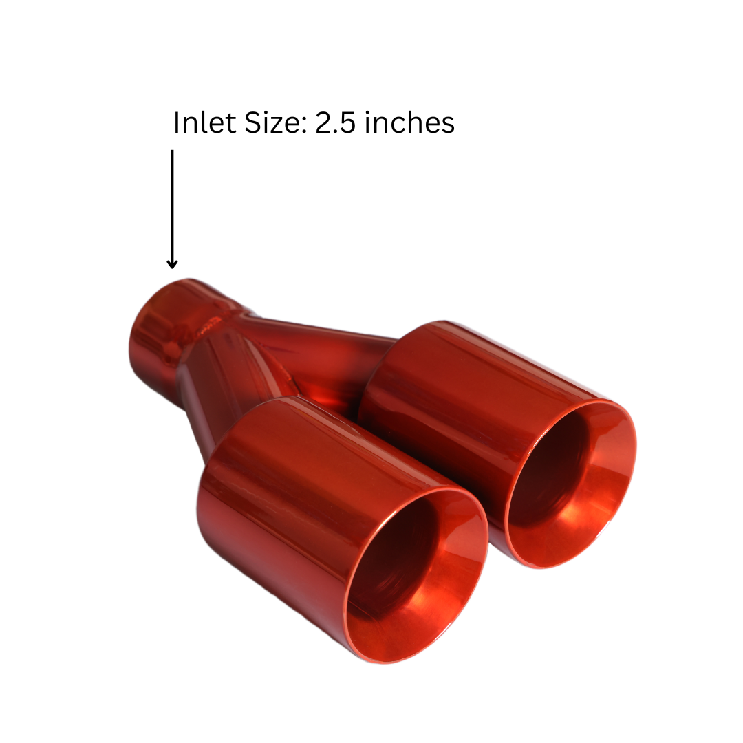 Dual Round Double Wall Straight Cut Tip Powered Coat Orange-ET-0251OJ