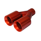 Dual Round Double Wall Straight Cut Tip Powered Coat Orange-ET-0251OJ