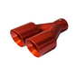 Dual Round Double Wall Slant Cut Tip Powered Coat Orange-ET-025OJ