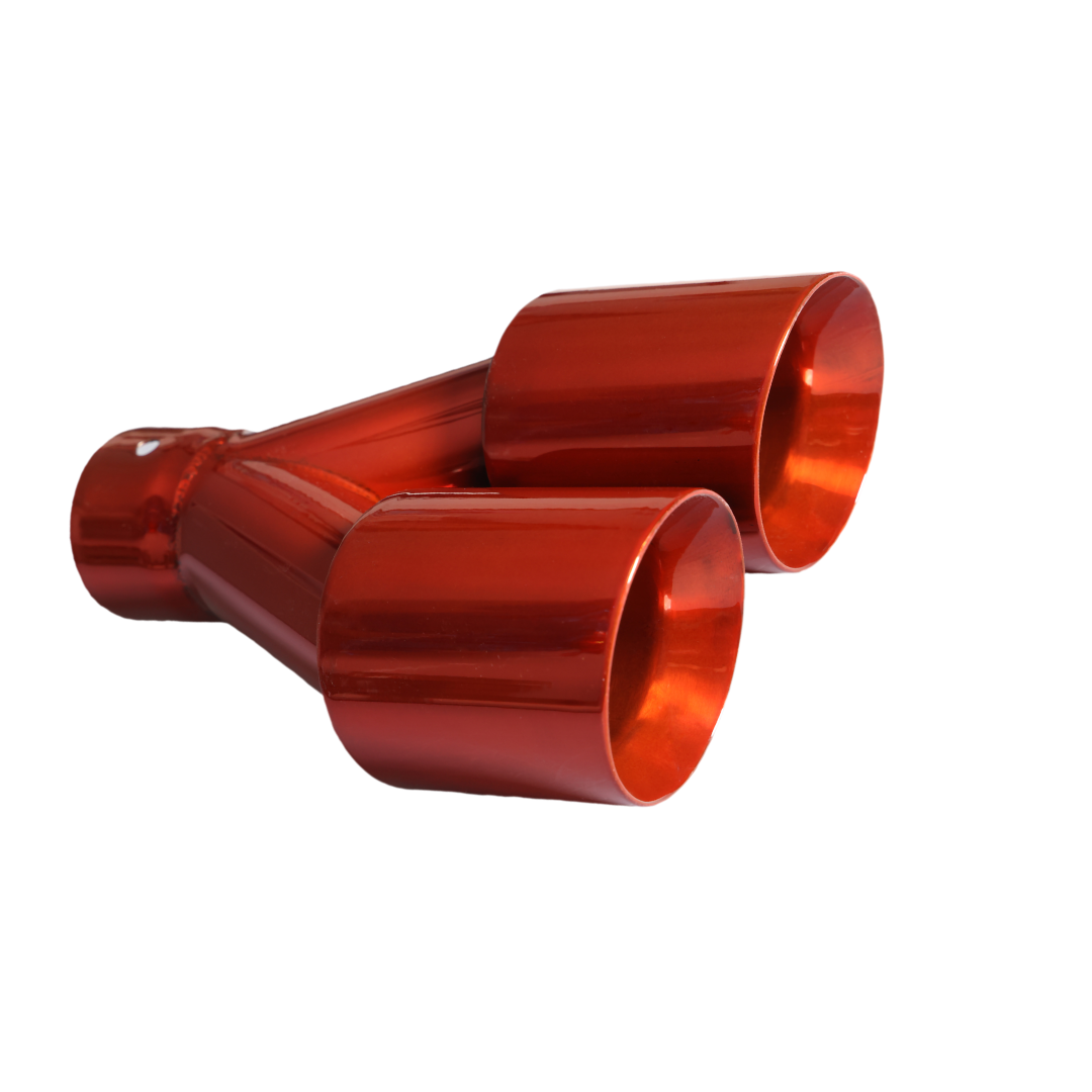 Dual Round Double Wall Slant Cut Tip Powered Coat Orange-ET-025OJ