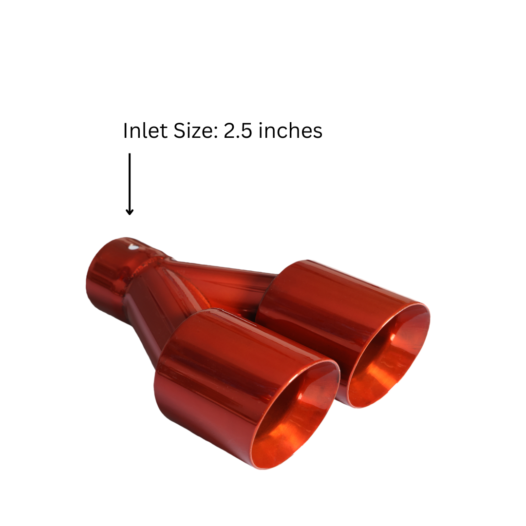 Dual Round Double Wall Slant Cut Tip Powered Coat Orange-ET-025OJ