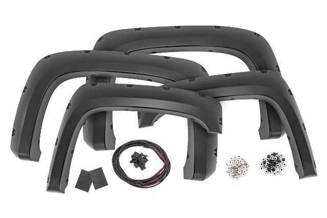 Fits Silverado 1500 (07-14) Pocket Fender Flare 6'7" & 8'Bed BlueF-C10714B-GAP