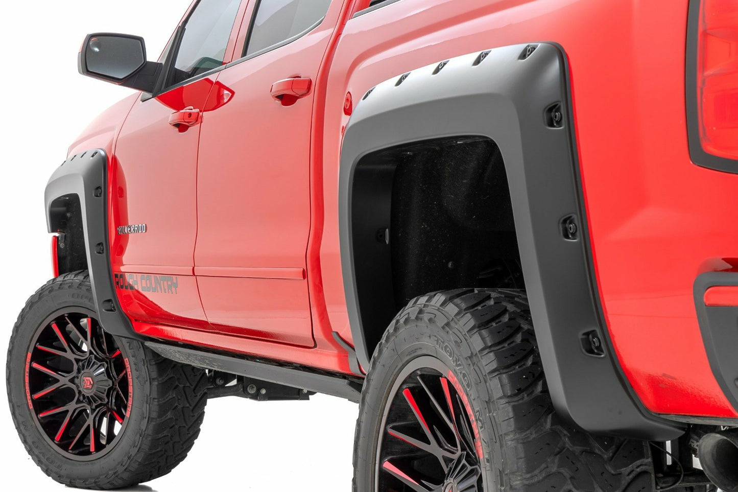 Fits Silverado 1500(14-18) Pocket Fender Flare 6'7" & 8' Bed Blue F-C11412B-GA0