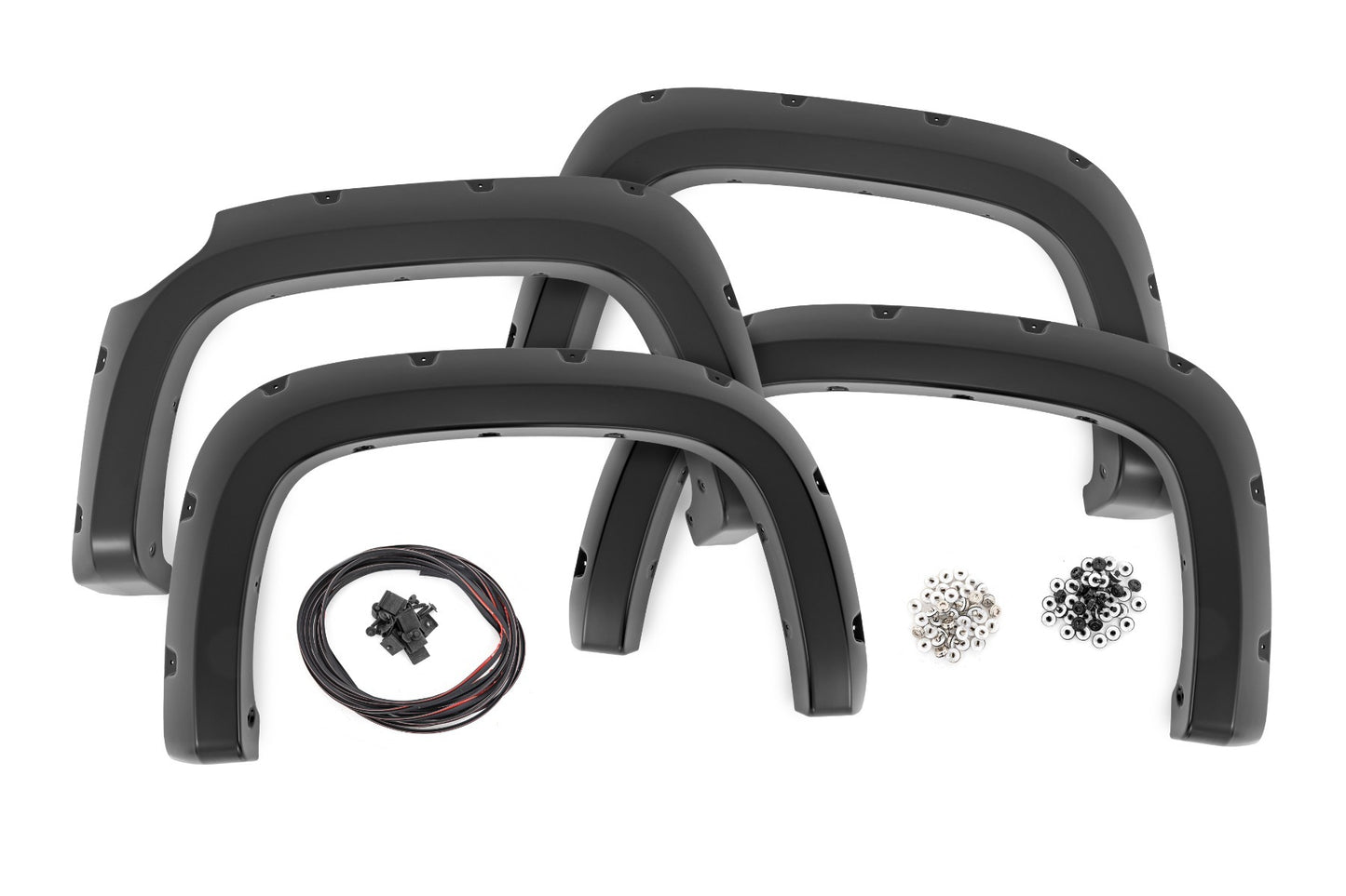 Fits Chevy Colorado 2WD/4WD (2015-2022) Pocket Fender Flares; 5' Bed; F-C11511A