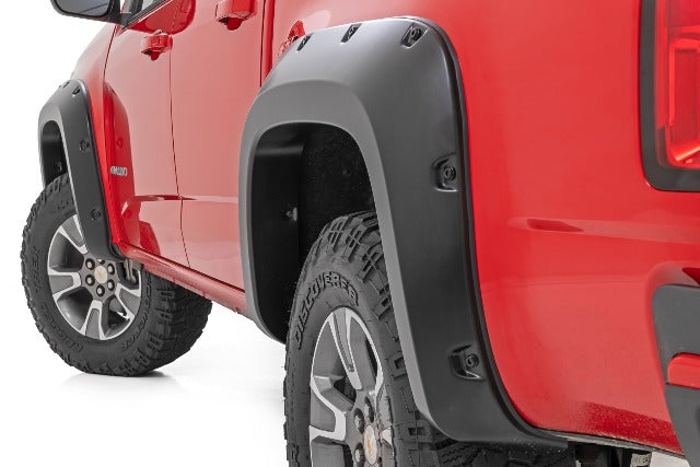 Fits Chevy Colorado(2015-22) Pocket Fender Flares G9K Satin Steel F-C11511A-G9K