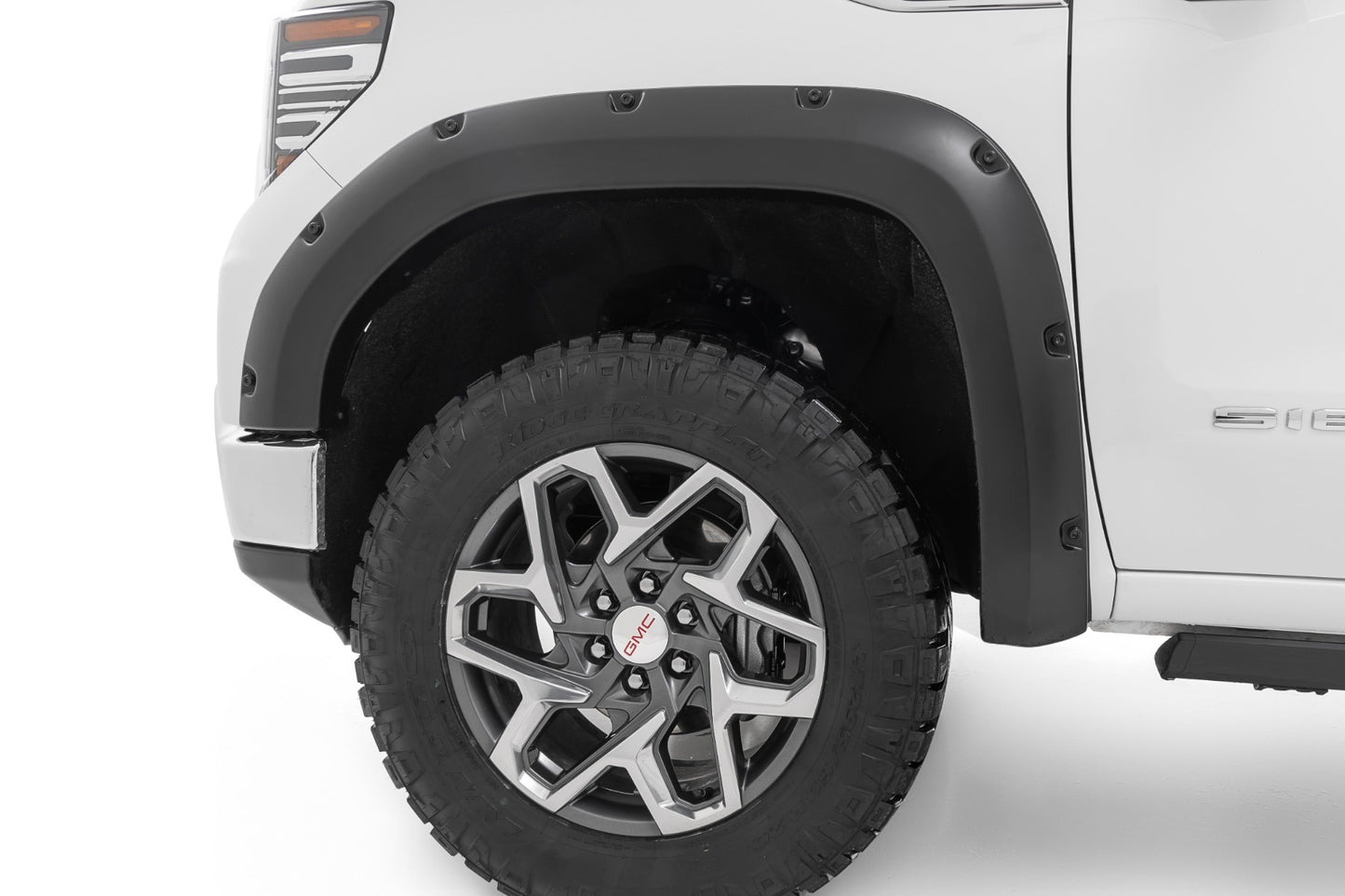Fits GMC Sierra 1500 2WD/4WD (2019-2024) Pocket Fender Flares; F-C11950A