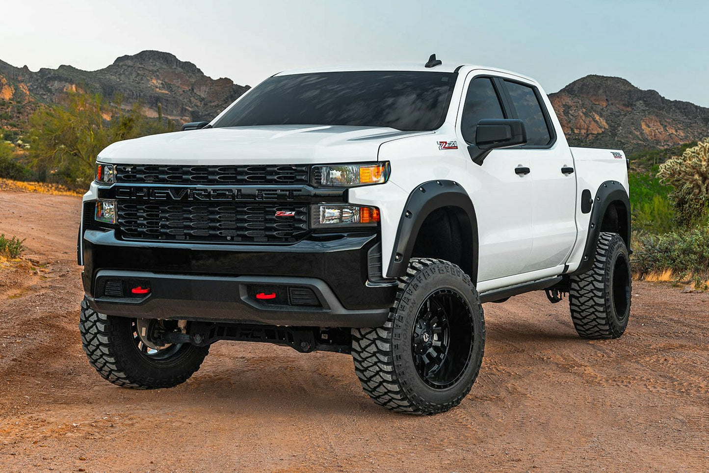 Fits Silverado 1500(22-24) Pocket Fender Flares G9K Satin Steel F-C12211-G9K