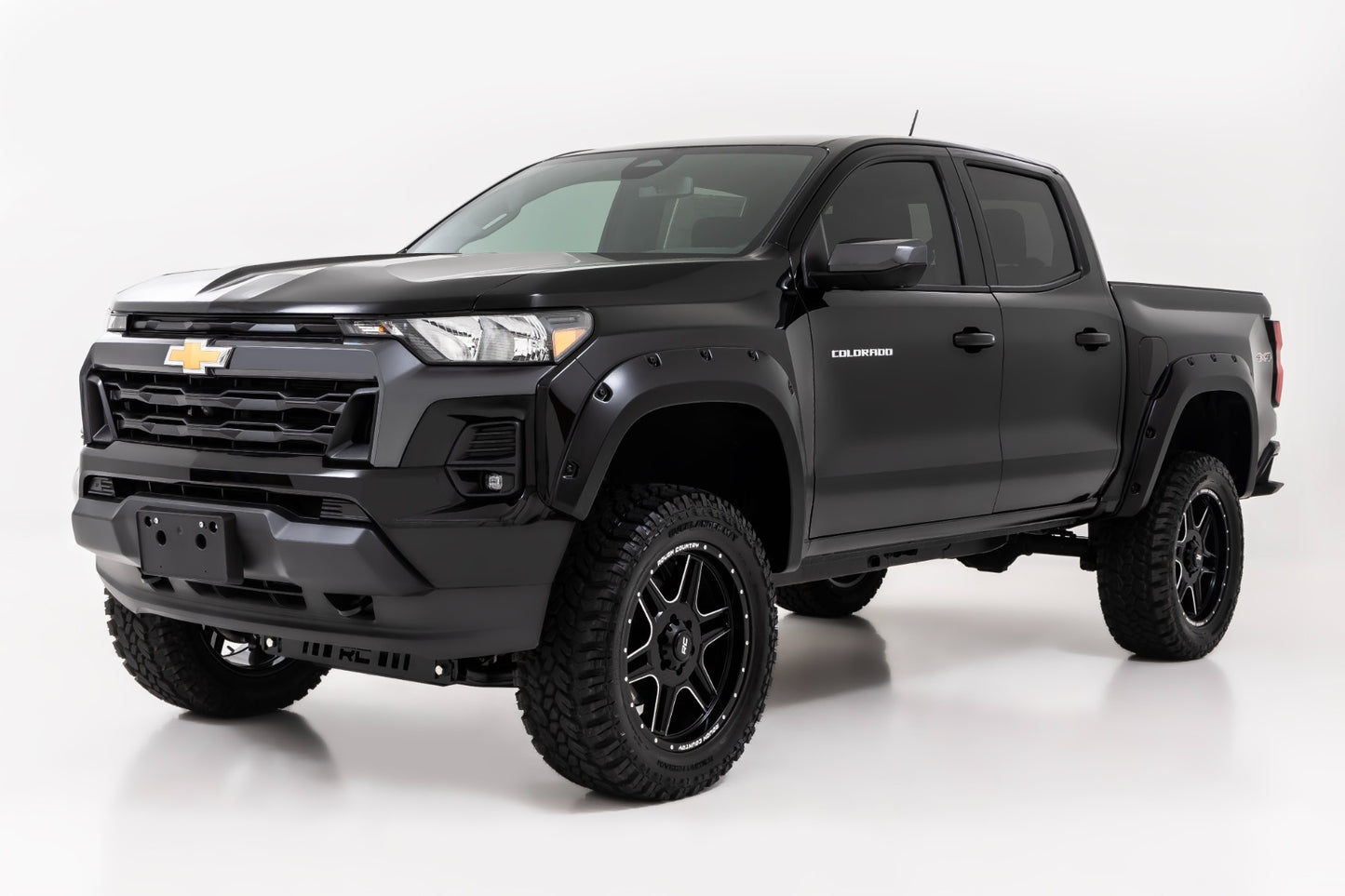 Fits Chevy Colorado(2023-24) Pocket Fender Flares GAZ Summit White F-C12311-GAZ
