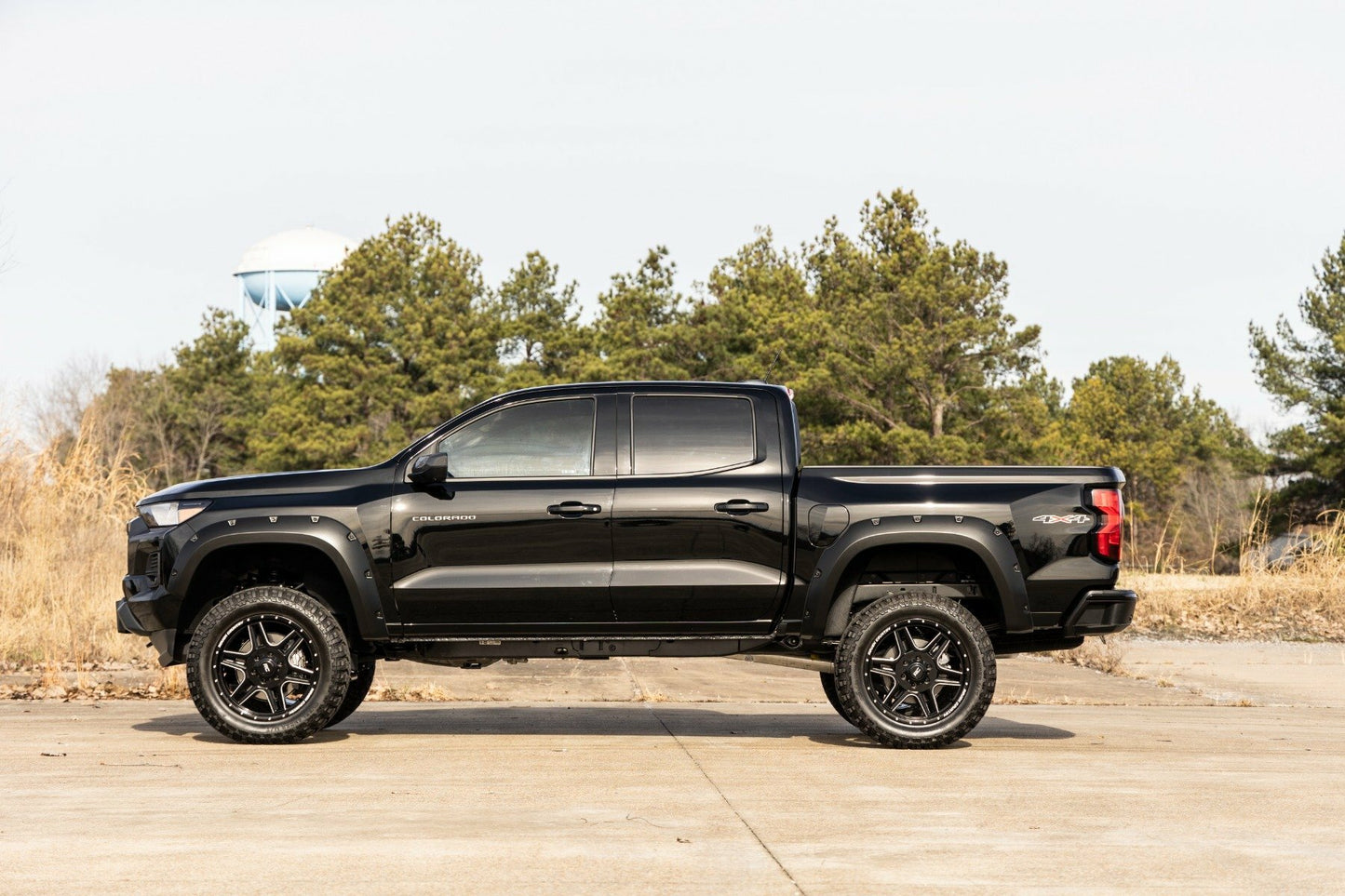 Fits Chevy Colorado(2023-2024) Pocket Fender Flares GBA Gloss Black F-C12311-GBA