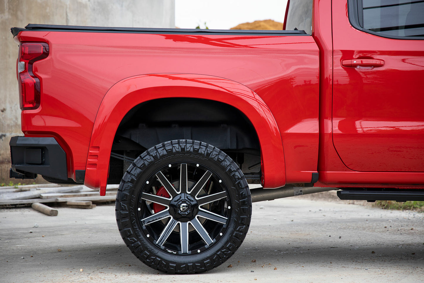 Fits Silverado 1500(19-24) Fender Flare SF1 GAN Silver Metallic F-C319201A-GAN