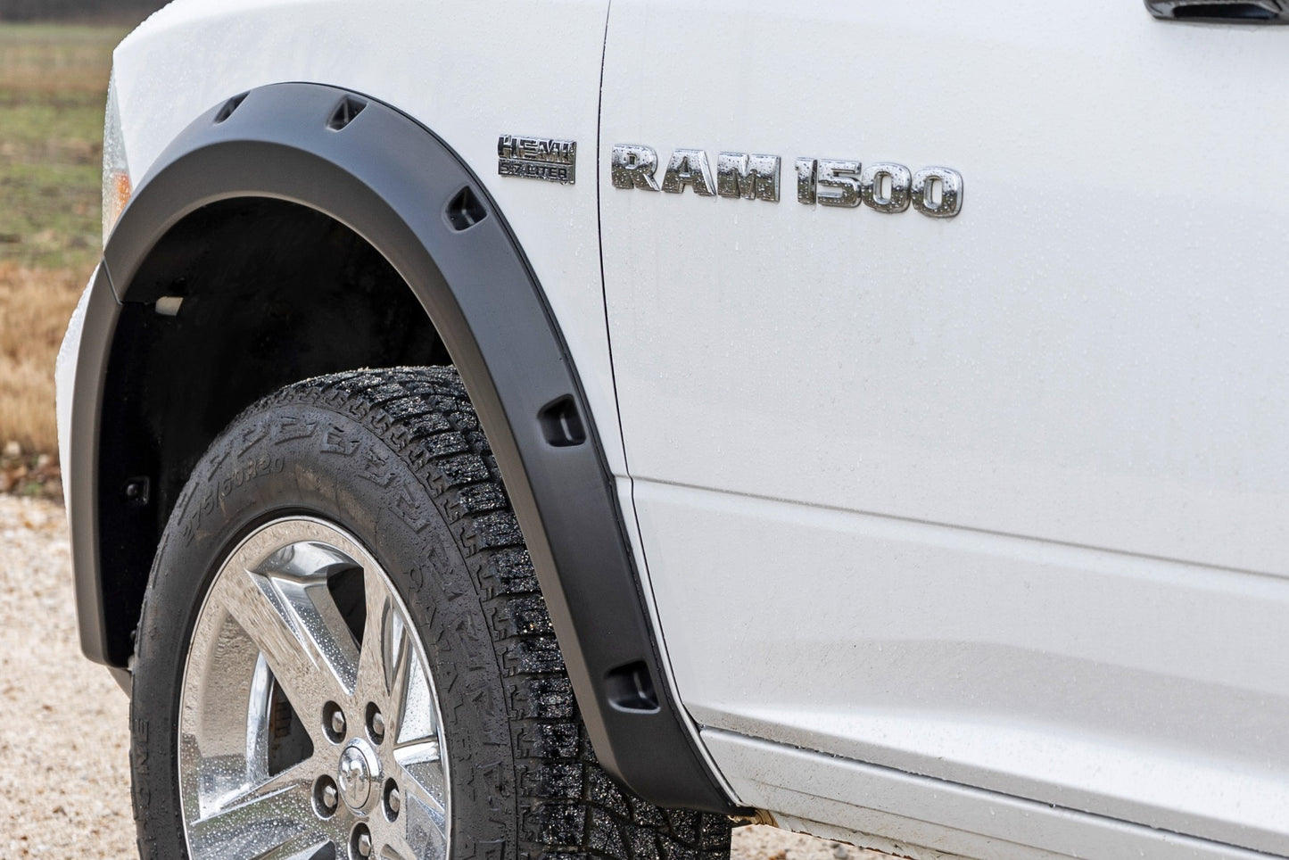 Fits Ram 1500(09-18 &Classic) Pocket Fender Flare PXQ Black F-D10911B-PXQ