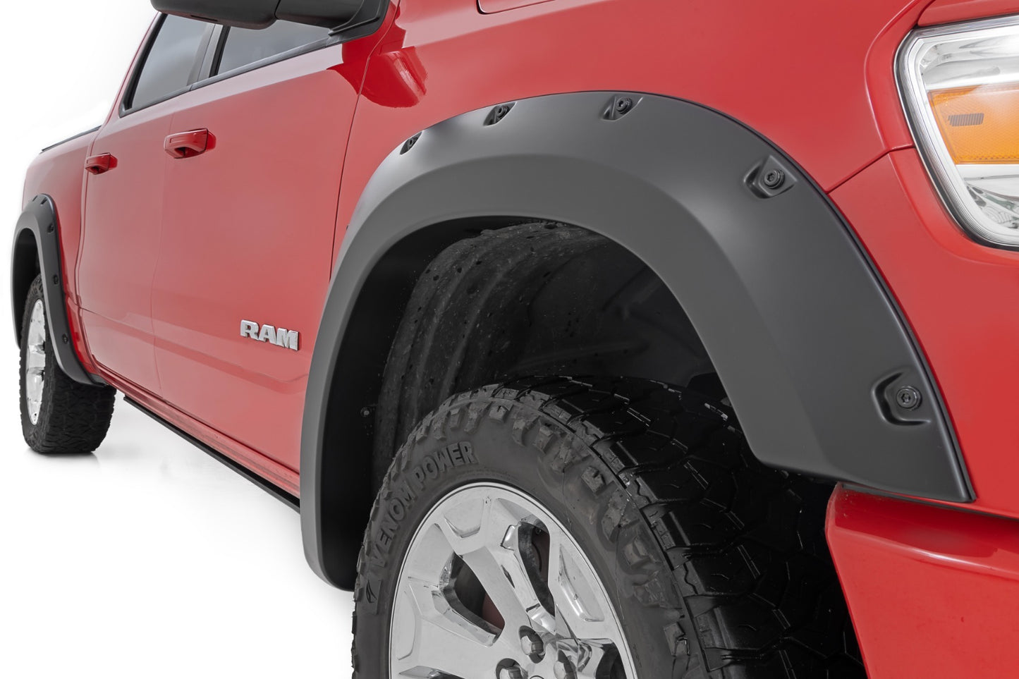 Fits Ram 1500 (2019-2024) Pocket Fender Flares PAR Maximum Steel F-D10914A-PAR