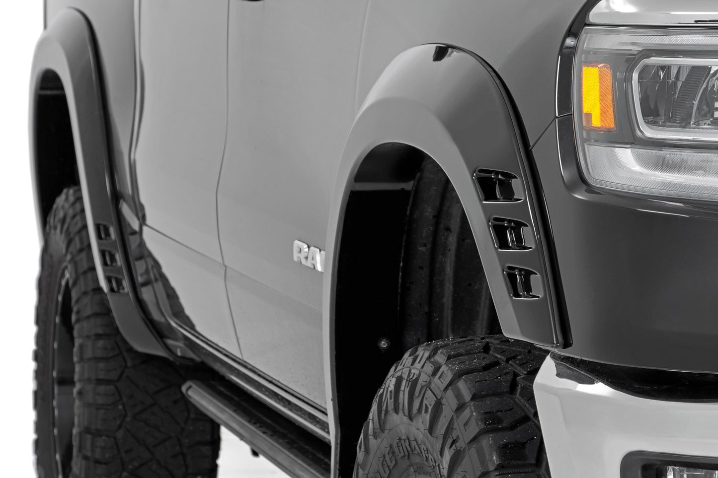 Fits Ram 1500 (2019-2024) Fender Flares SF1 JSC Billet Silver F-D319201-JSC