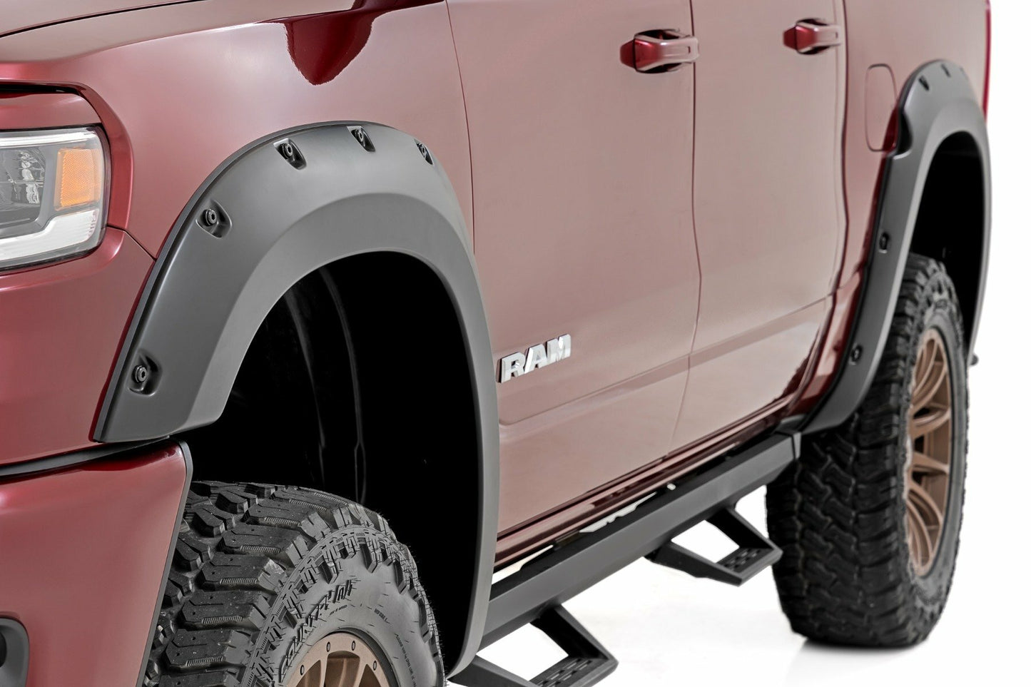 Fits Ram 1500 2WD/4WD (2025) Pocket Fender Flares; PBJ Hydro Blue; F-D319205-PBJ
