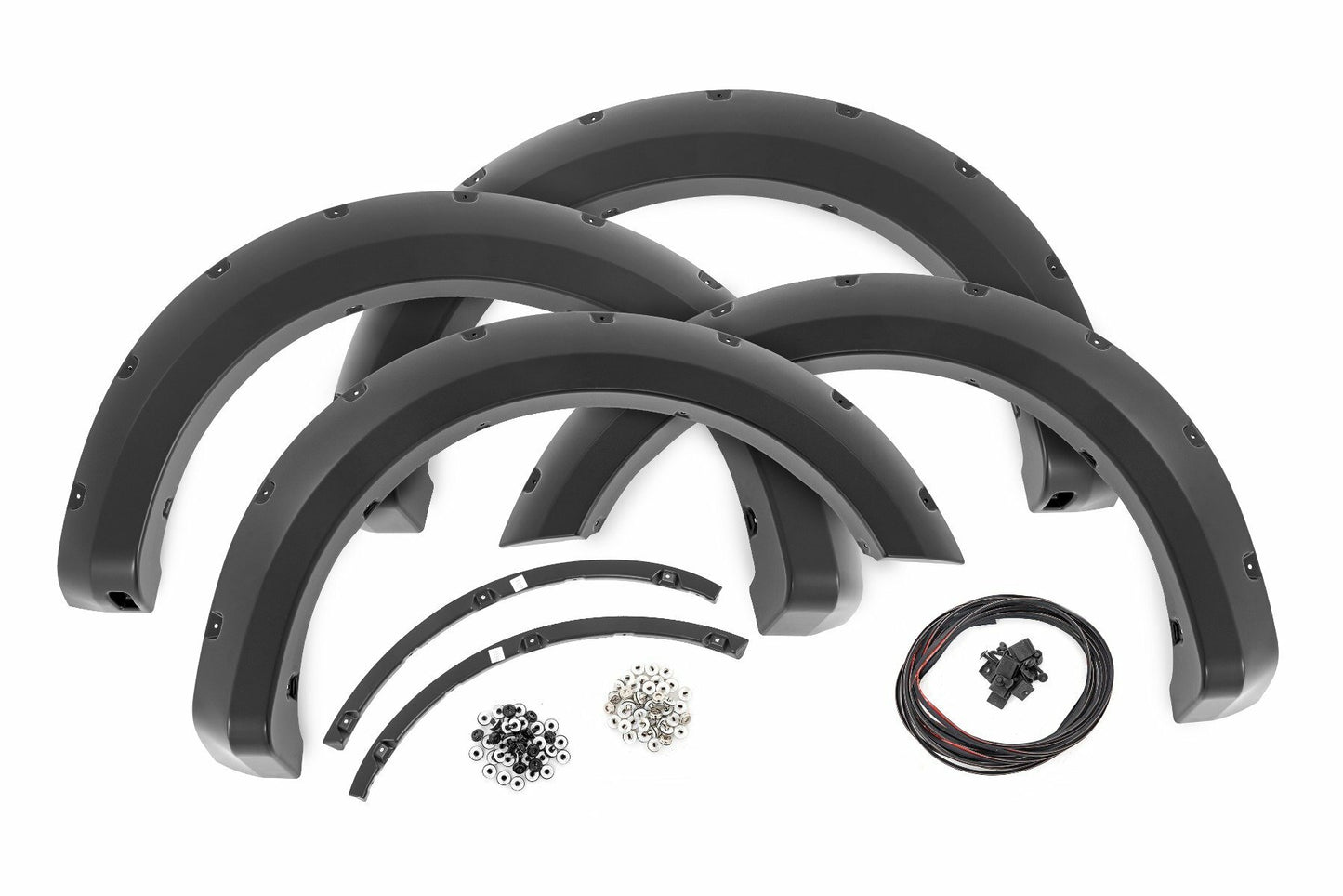 Fits Ford F-150(09-14) Pocket Fender Flares UX Silver Metallic F-F10911A-UX