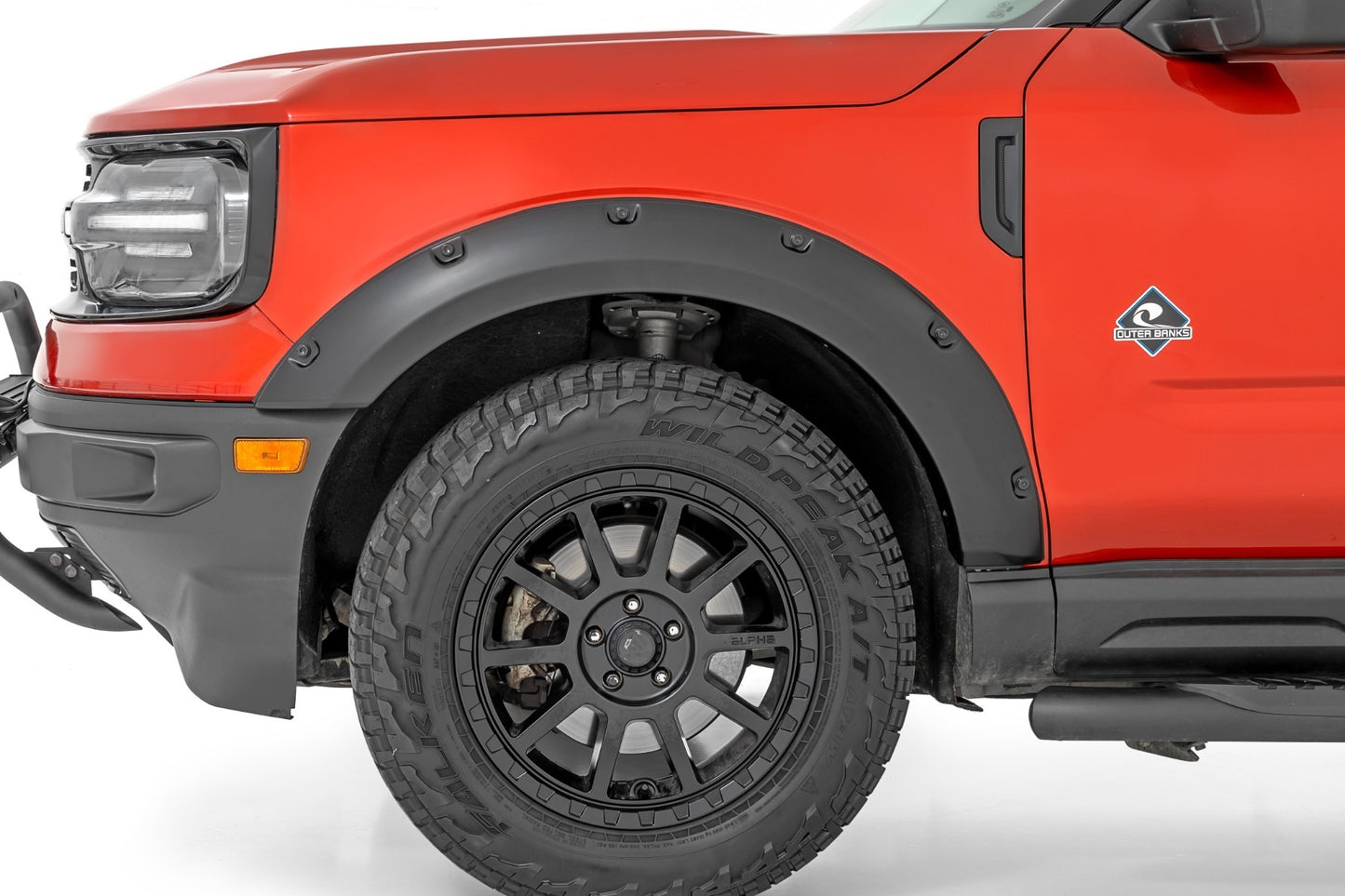 Fits Ford Bronco Sport 4WD(21-24) Pocket Fender Flare Silver F-F11612A-JS