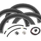 Fits Ford F-250/F-350 SD (23-24) Pocket Fender Flares; PQ Race Red; F-F20231-PQ