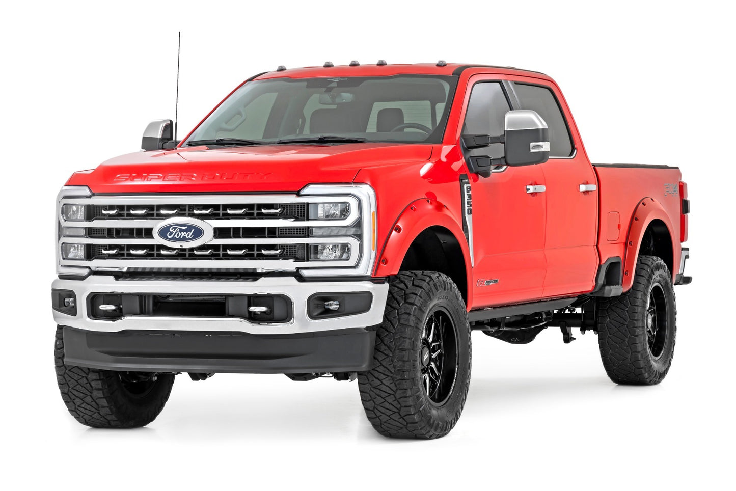 Fits Ford F-250/F-350 SD (23-24) Pocket Fender Flares UM Agate Black F-F20231-UM
