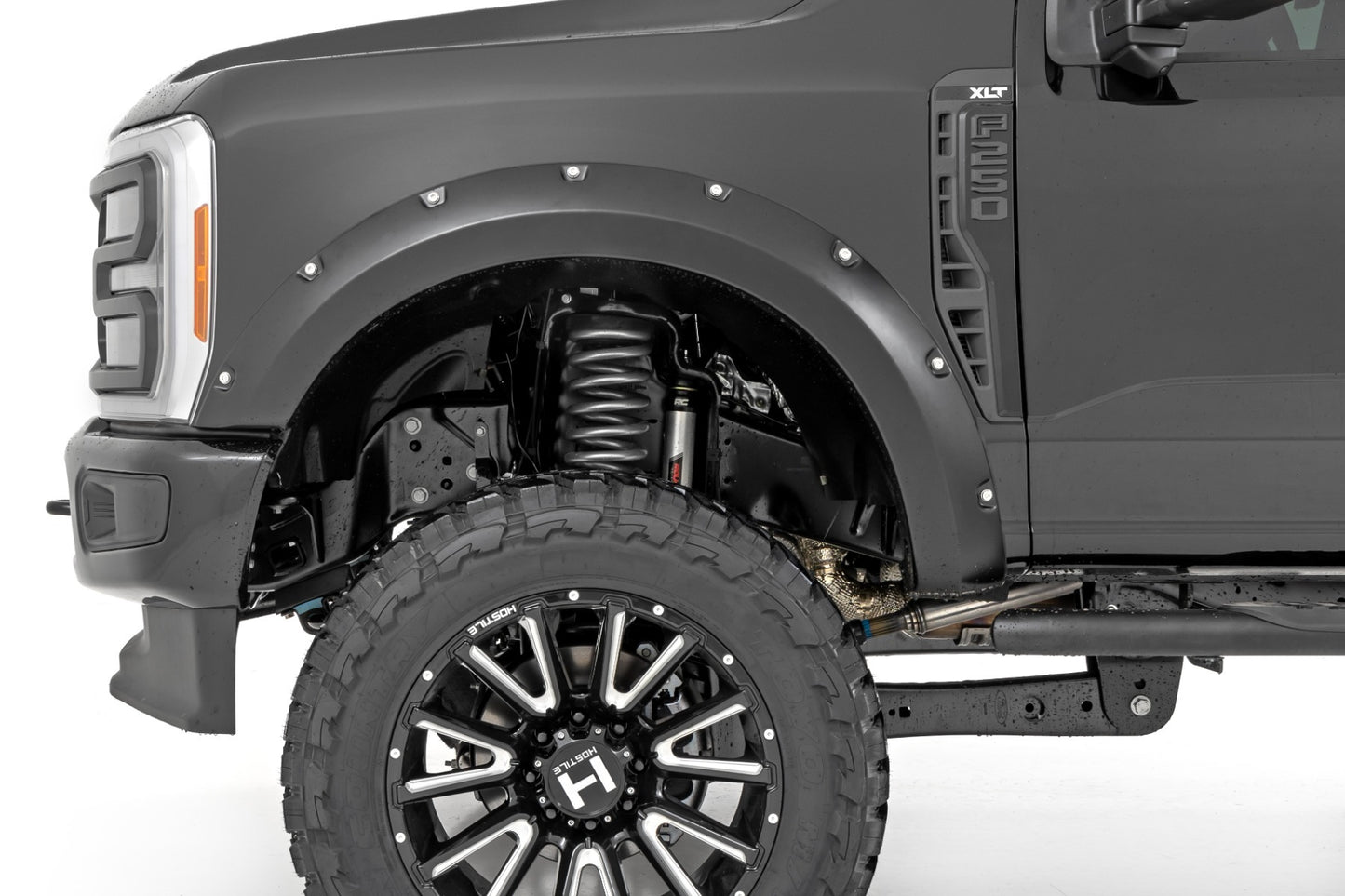 Fits Ford F-250/F-350 SD (23-24) Pocket Fender Flares UM Agate Black F-F20231-UM