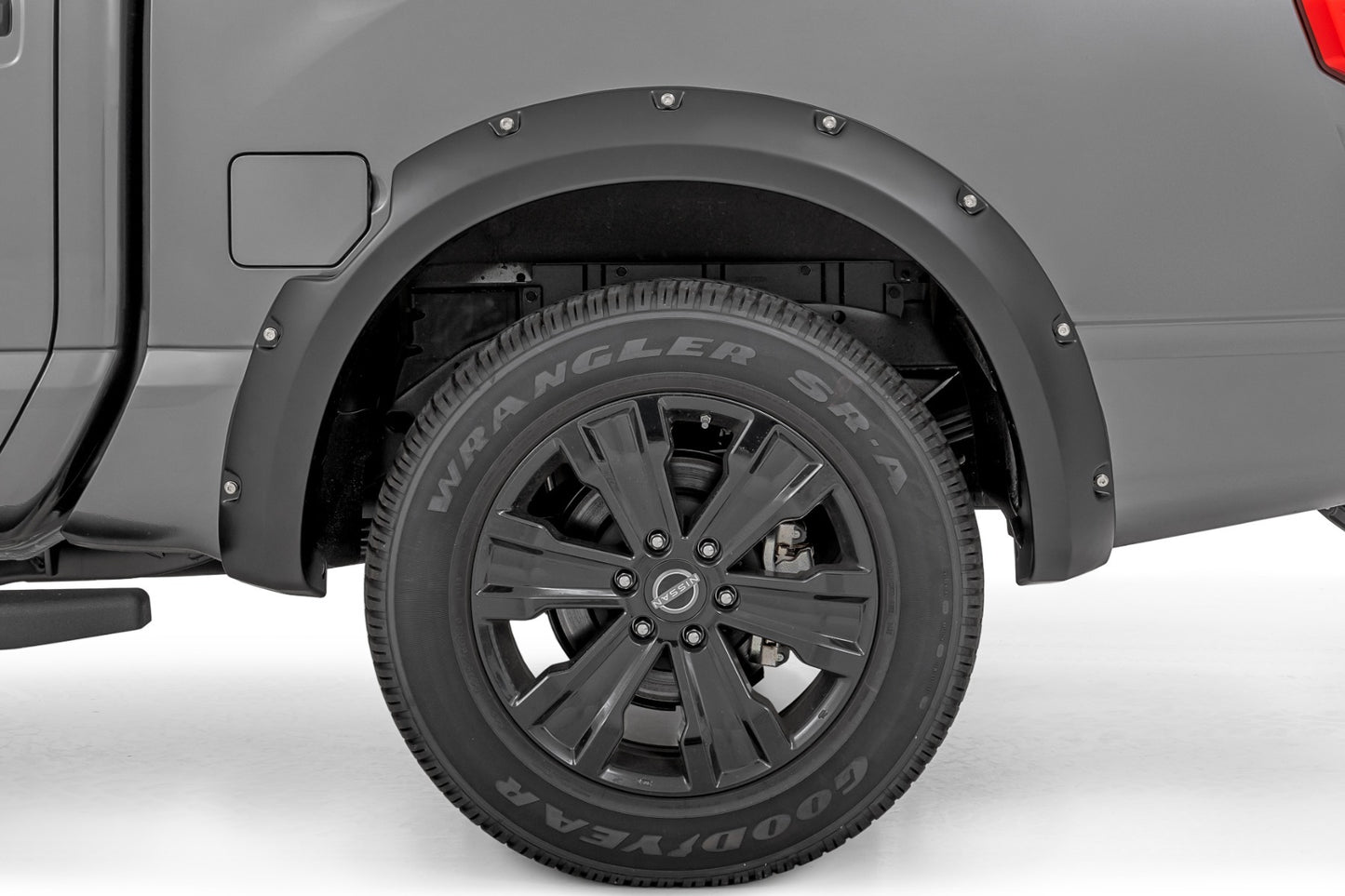 Fits Nissan Titan (2017-2024) Pocket Fender Flares KAD Gun Metal F-N101705A-KAD
