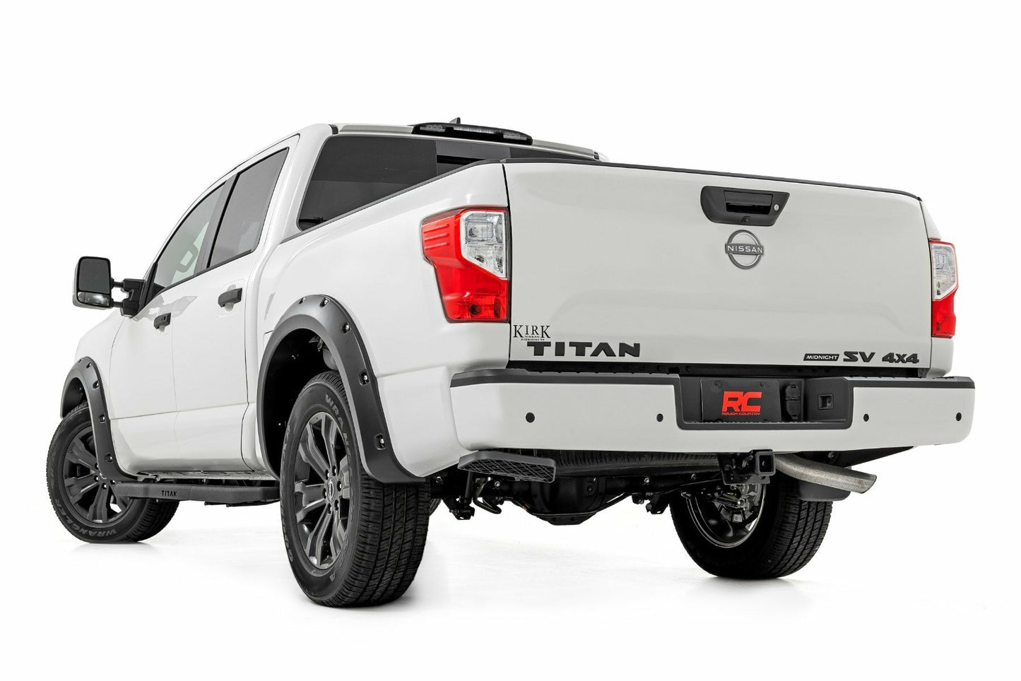 Fits Titan(17-24) Pocket Fender Flare Crew White W/O Emblem F-N101705A-QAK