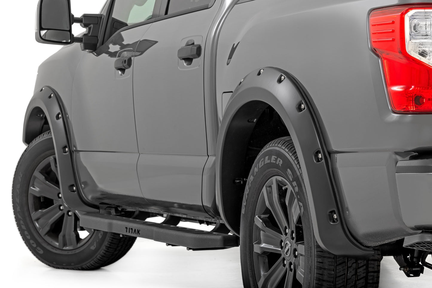 Fits Titan(17-24) Pocket Fender Flare Crew White W/O Emblem F-N101705A-QAK